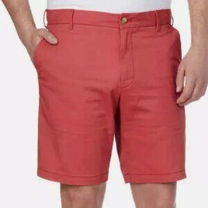 NEW Izod Men's Size 32 Red Chino Shorts Cotton Blend